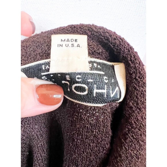 St John Collection 2 Piece Chocolate Brown Suit Size 12 - Picture 9 of 10